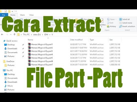 cara extract file
